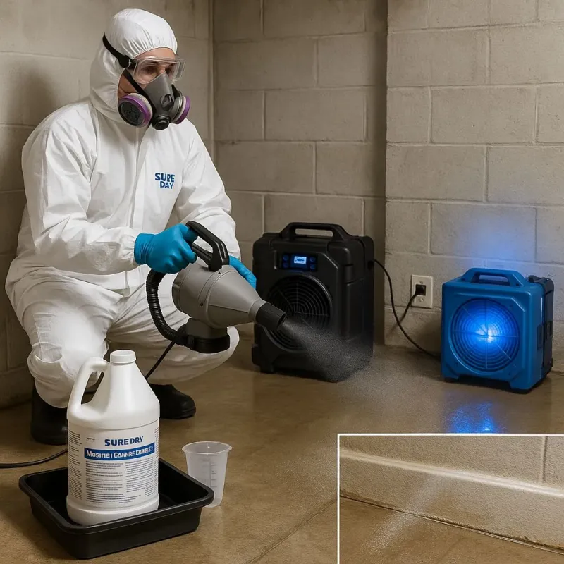 Sanitization and Odor Removal process in Newberg, OR